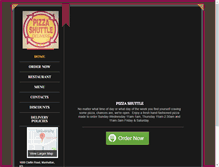 Tablet Screenshot of pizzashuttle.org
